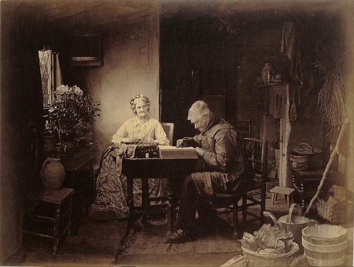 Henry Peach Robinson, When the Day’s Work is Done, 1877, albumen silver print, Getty Center, Los Angeles